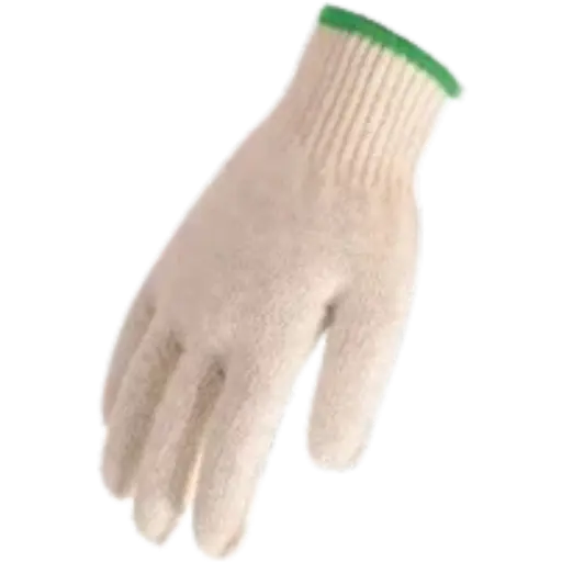 H10-BC500 | Witte katoenen garen handschoenen